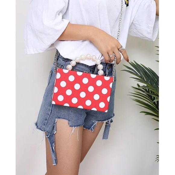 Dolls Kill Handbags - New Dolls Kill Polka Dot Crossbody Bag